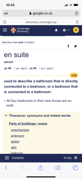 Pooing in the en suite!!