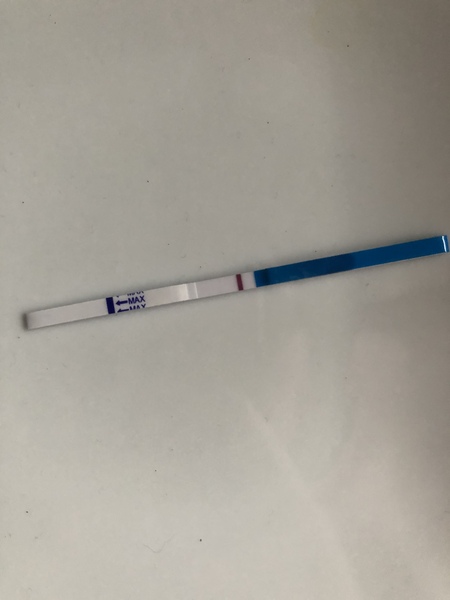 Very faint positive or evap??