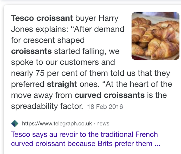 Am I misremembering croissants?