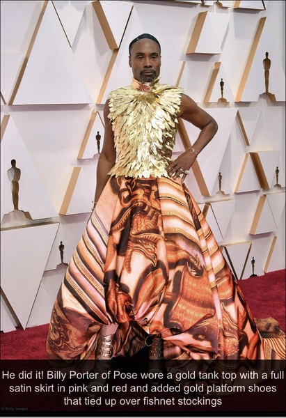 The glitz and glamour of the Oscars...