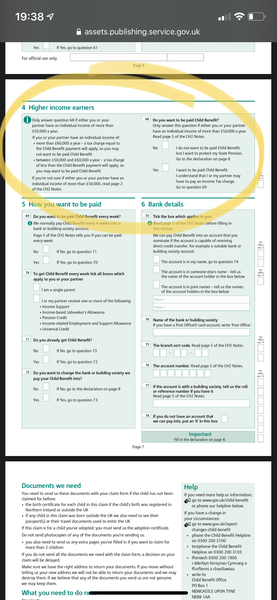 To ask how many of you know about the Child Benefit Charge?