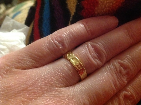 If you only have a wedding band and not an engagement ring...