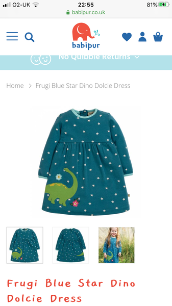 Which dinosaur dress for 3 year old DD birthday