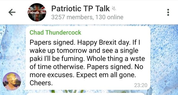 To think not many people will turn up for the Brexshit 'celebration' in London