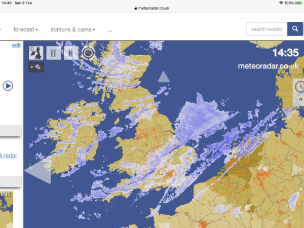 Storm Ciara forecasts and reports