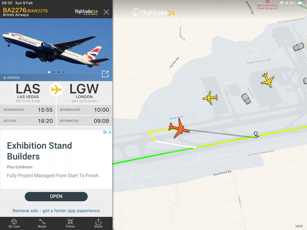 Flight Radar 24 fans