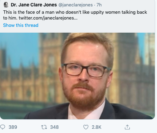 BBC2 Politics Live just after 11am this morning