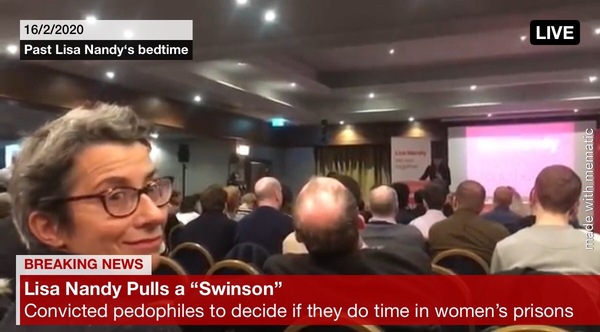 Lisa Nandy says child rapists should be in women’s prisons if they identify as female