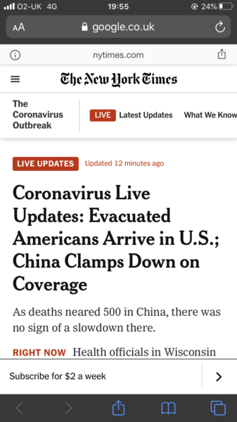 AIBU to ask you if you are worried about the new Coronavirus?