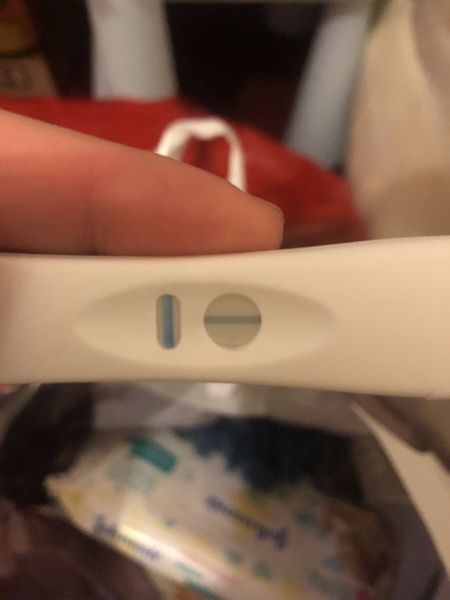 Very faint positive or evap??