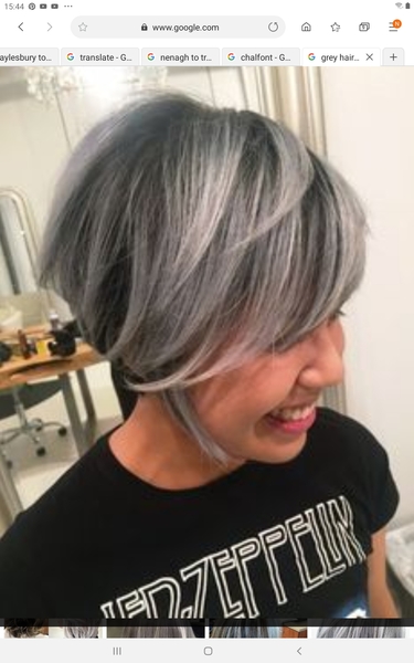 Grey hair boredom