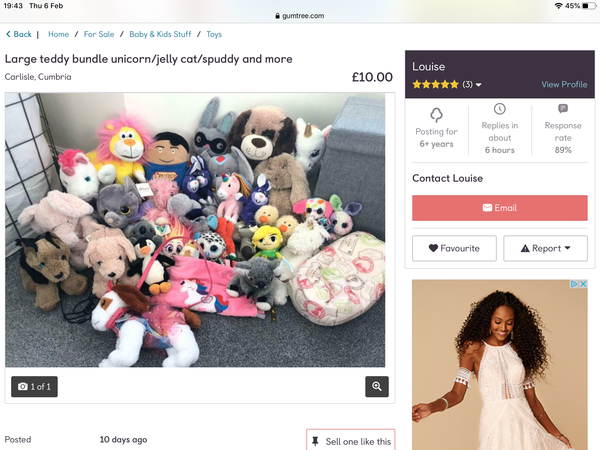 Desperately seeking Smudge the elephant (Jellycat)
