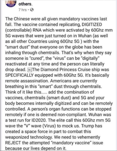 Terrifying Coronavirus Conspiracy Theory