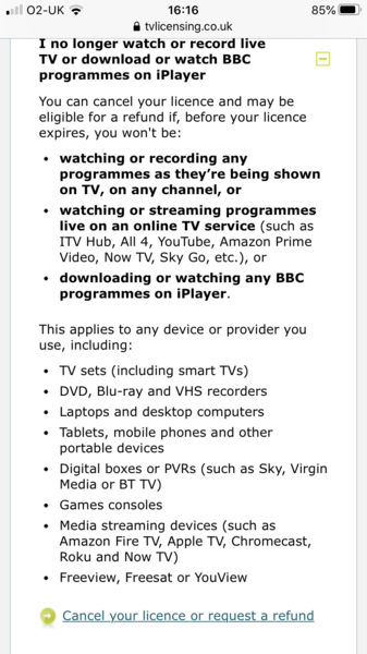 To think it's a terrible idea to scrap the BBC licence fee?