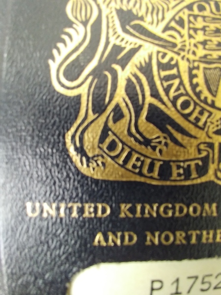 to think old passports were black, not blue