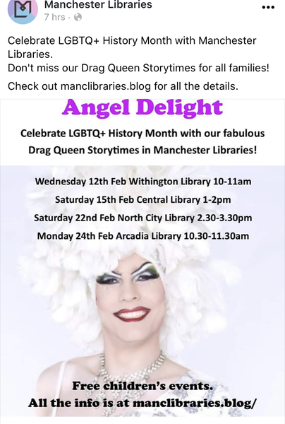 Drag Queen Story Time at the British Library