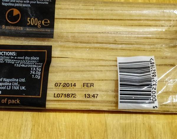 I've just cooked out of date dry pasta!
