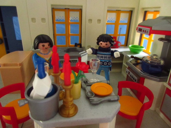 It's St Valentine's Day for the Playmobil people in our house...