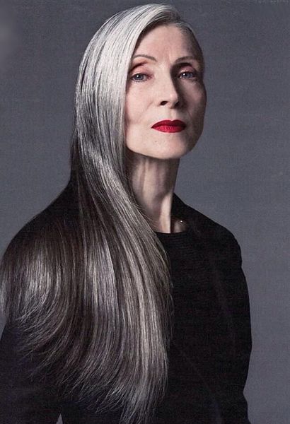 Grey hair boredom