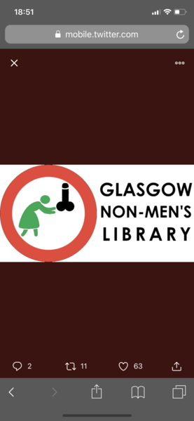 ForWomen.Scot banned from Glasgow Women's Library