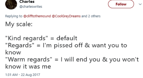 subtle ways to say "fuck you"