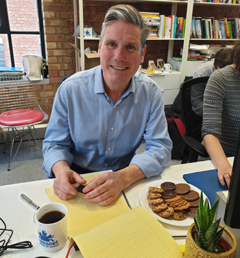 Webchat with Labour leadership contender Sir Keir Starmer MP on Monday February 3 at 1.30pm