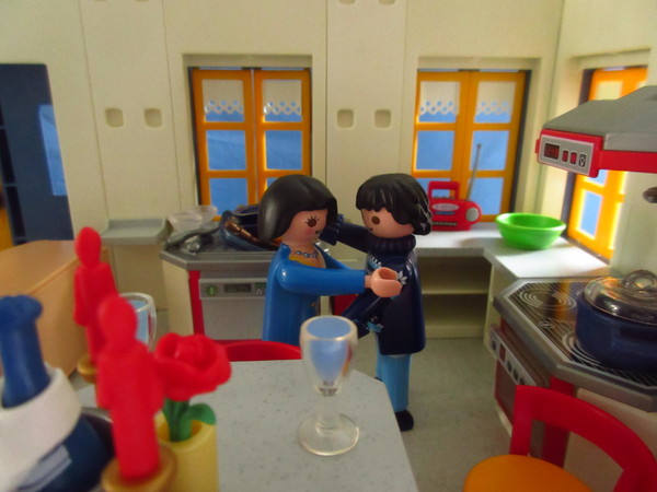 It's St Valentine's Day for the Playmobil people in our house...