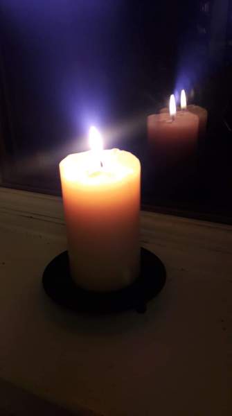 Candle lighting for GoJetterBoy