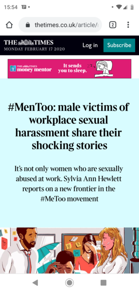 To find today’s Sunday Times front page distasteful?