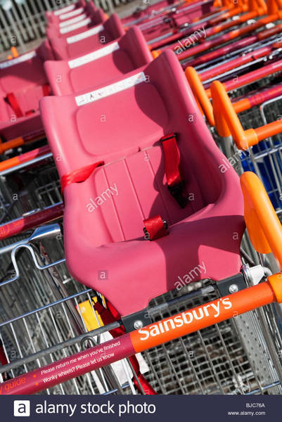 How do you go supermarket shopping with a baby?