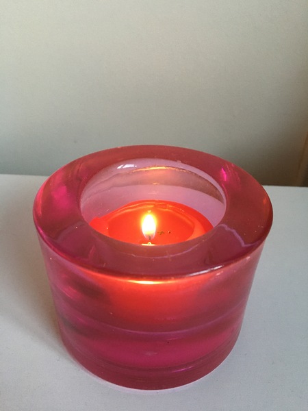 Candle lighting for GoJetterBoy