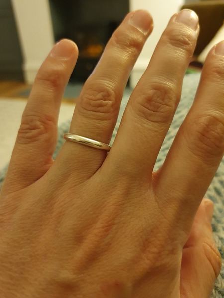 If you only have a wedding band and not an engagement ring...