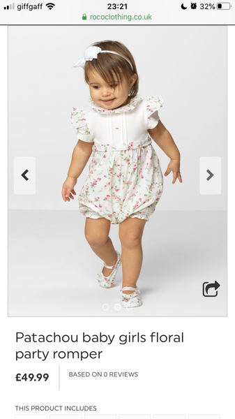 Child in a jumpsuit for wedding