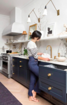 I want to repaint my kitchen doors but they're an ugly traditional design? What colour should I go for?