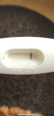 Very faint positive or evap??
