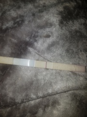 Faint positive on depo provera? *pics*