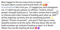 I don’t want to ‘fix a crown’