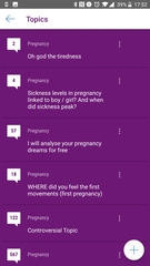 Threads repeating when in topic