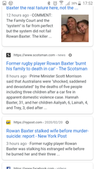 To be terrified by the Australian rugby coach setting his family on fire?