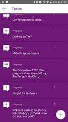 Threads repeating when in topic