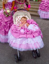 Child in a jumpsuit for wedding