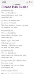 Can anyone recommend an age-appropriate poem for a 10-year-old to recite for a drama exam?