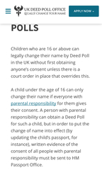 Changing my son's name