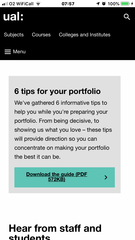 Art foundation portfolios