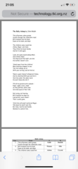 Can anyone recommend an age-appropriate poem for a 10-year-old to recite for a drama exam?