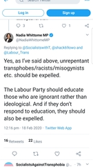 As of 5pm Dawn Butler says trans women ‘should never be put in women’s jails’