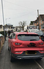Damage to parked cars on pavements by prams without persecution?