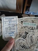 Does anyone know anything about table linen/lace from Belgium/Rich's?