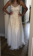 Please help me decide which (budget) wedding dress, photos attached.