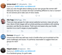 Metro story about male breast cancer survivor 'refused access to support group'